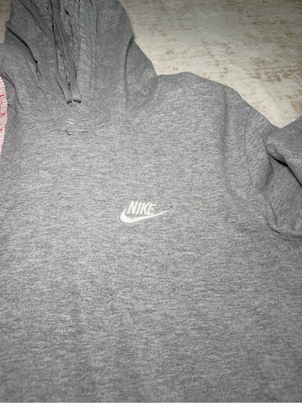 Nike Gray Lightweight Pullover Hoodie Men’s Medium - Picture 5 of 10